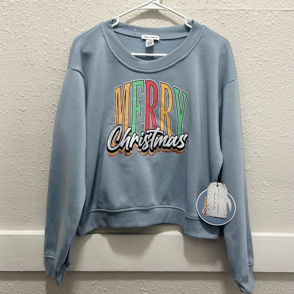 Better Together "Merry Christmas" Sweatshirt NWT XL